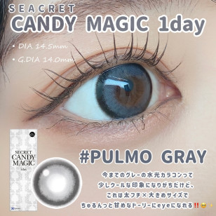 Secret CandyMagic 1day Pulmo Gray シークレットキャンディーマジックワンデー プルモグレー